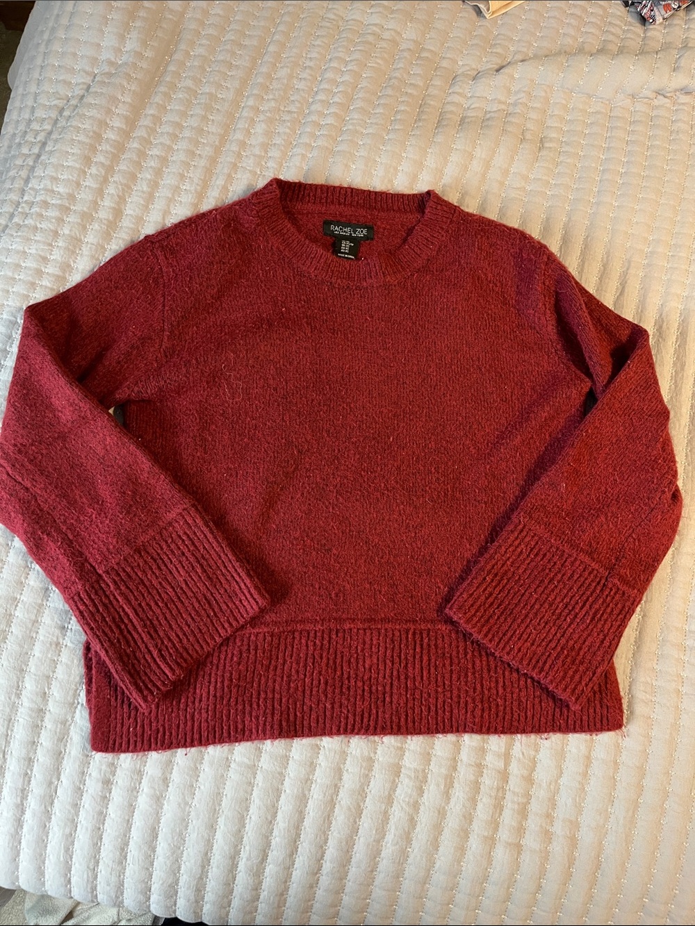 Rachel Zoe Rich Berry Crewneck Sweater